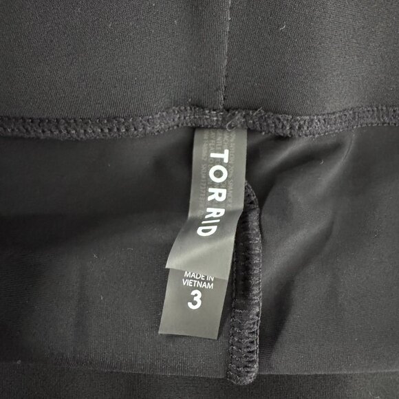 Torrid‎ High Rise Strappy 3.5" Swim Shorts Bottom 3X Black Solid NWT SW-2084 - Picture 9 of 11